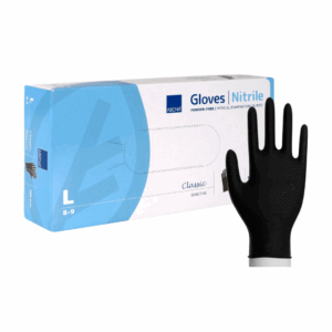 Nitril handschoenen Zwart Abena (maat L)
