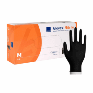 Nitril handschoenen Zwart Abena (maat M)