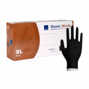 Nitril handschoenen Zwart Abena (maat XL)
