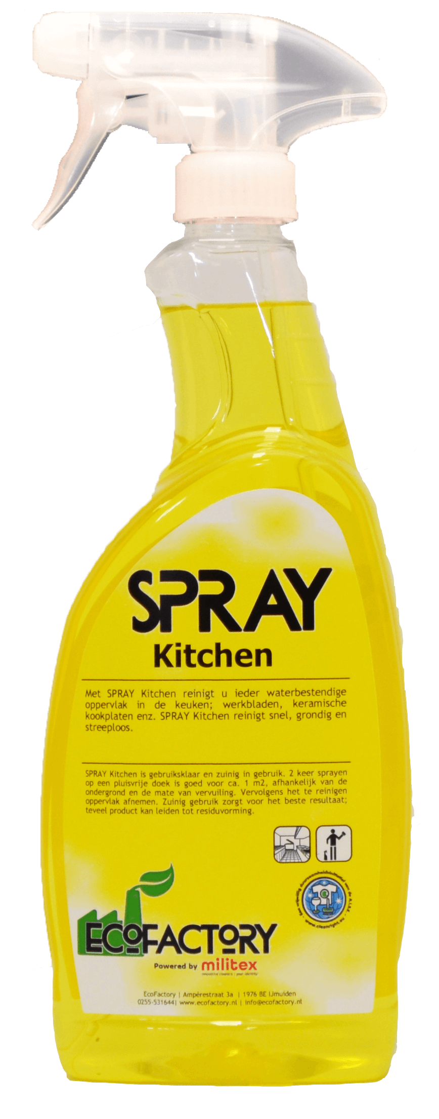 EcoFactory Spray keuken Schoonmaakorganisatie Benjamins