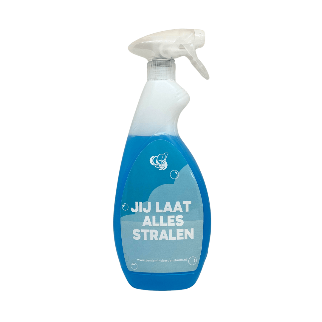 Spray Glas & Universeel - 'Jij laat alles stralen'
