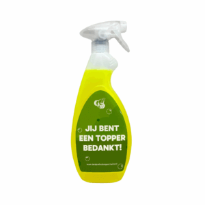 Spray Keuken - 'Jij bent een topper bedankt'