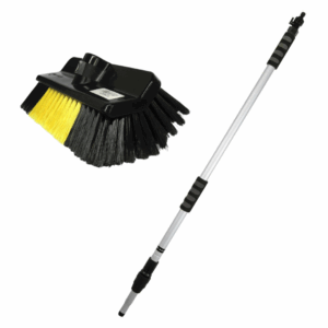 SET: Waterdoorvoer telescoopsteel + Safe Brush wasborstel